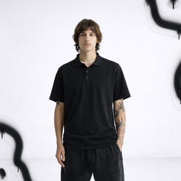 Polera Piqué Manga Corta Hombre