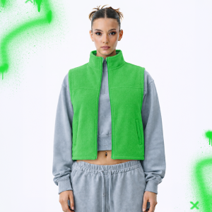 Chaqueta Polar Sin Mangas Mujer