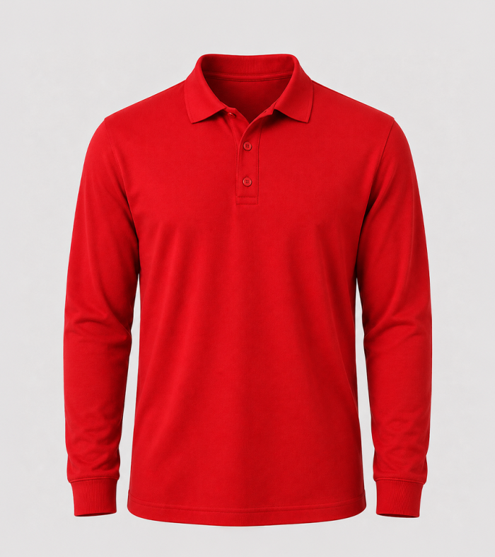 Polera Pique Manga Larga